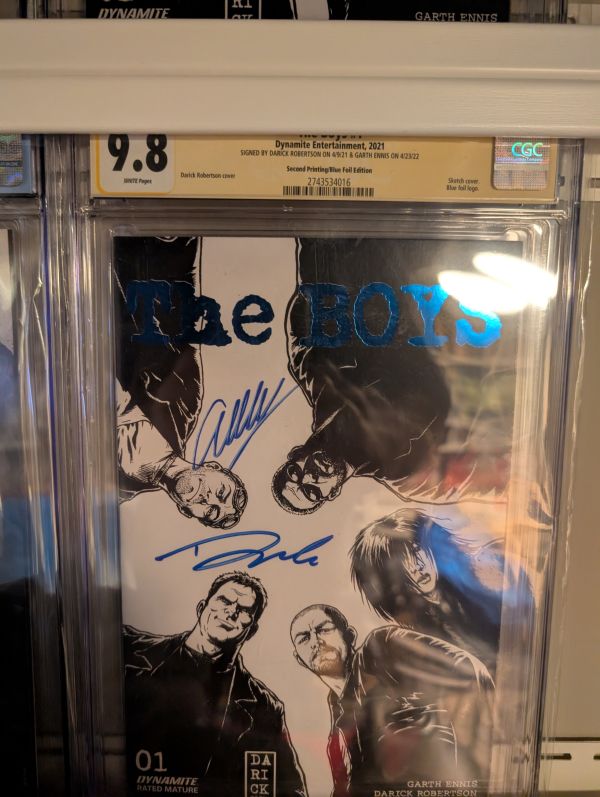 Image for The Boys #1 CGC 9.8 Signed