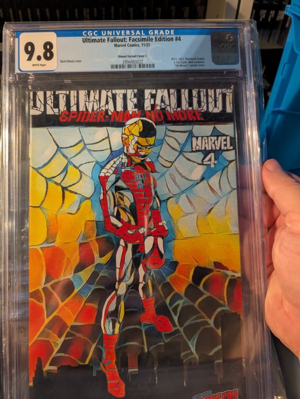 Image for Ultimate Fallout #4 Facsimile David Mack Virgin Variant CGC 9.8