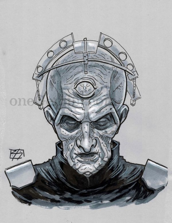 Image for Davros by Doctor Who artist Blair Shedd