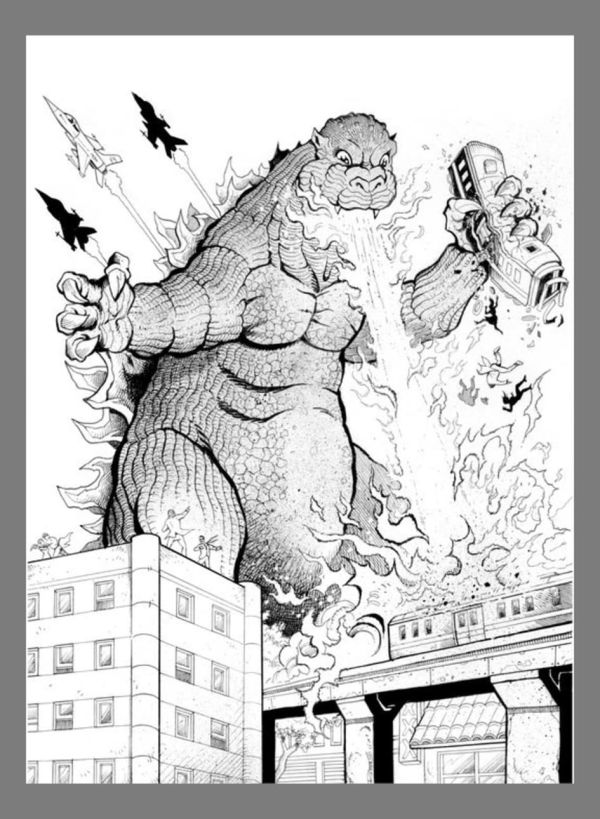 Image for Godzilla 11"x 14"