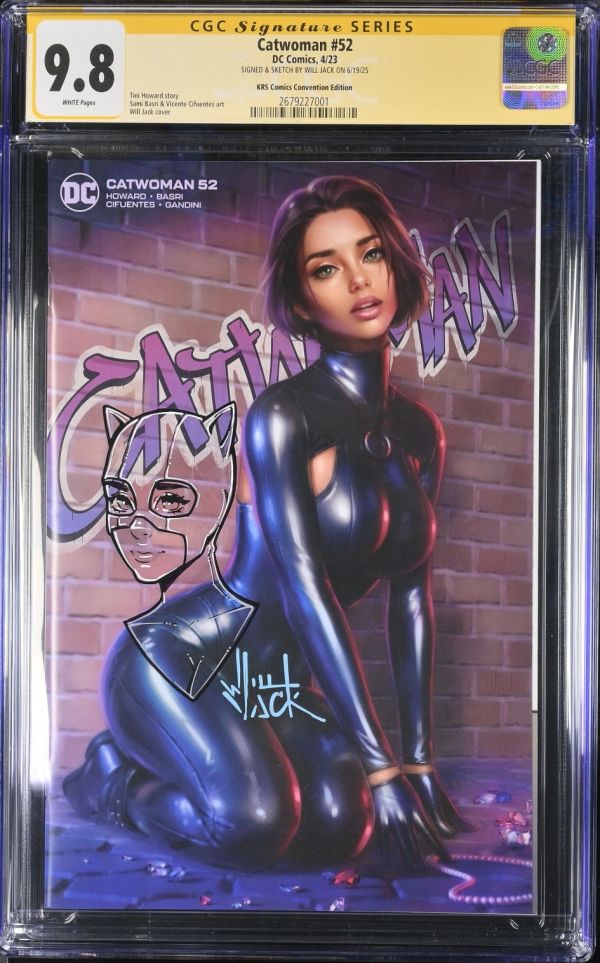 Image for Catwoman #52 CGC 9.8 Remarque by Will Jack