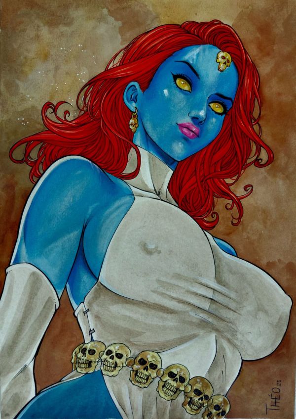 Image for Mystique Pin Up, 9" X 12"