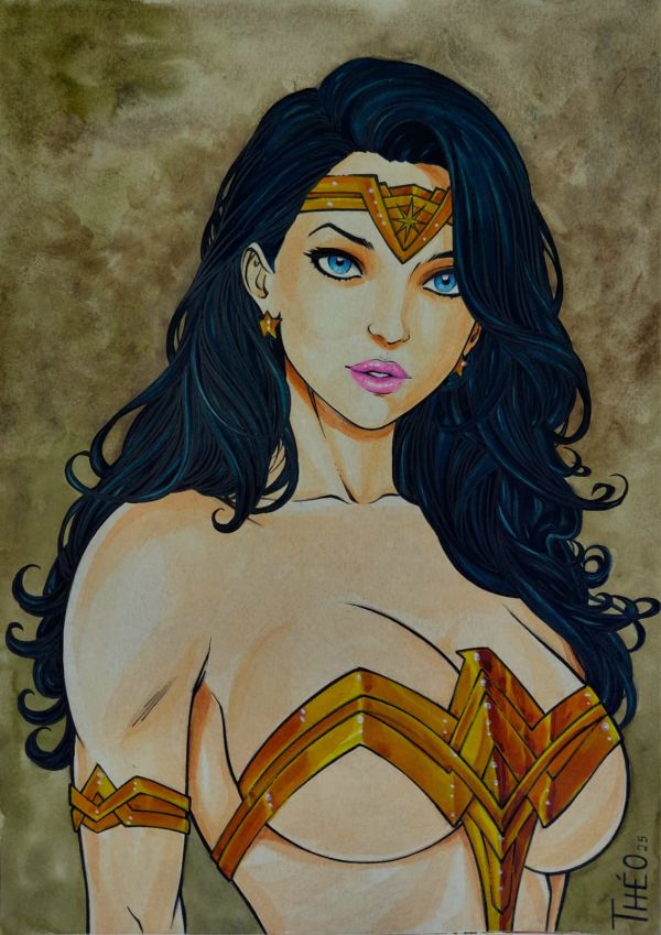 Image for Wonder Woman Original Art, 9" X 12"