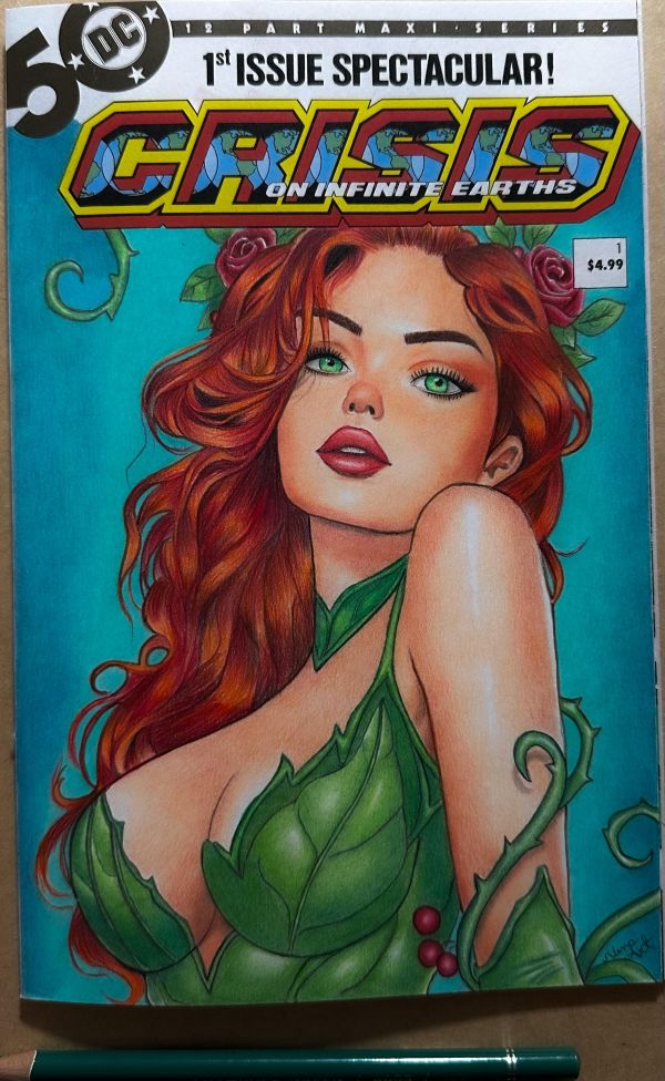 Image for Crisis on Infinite Earths #1 Poison Ivy Sketch Cover
