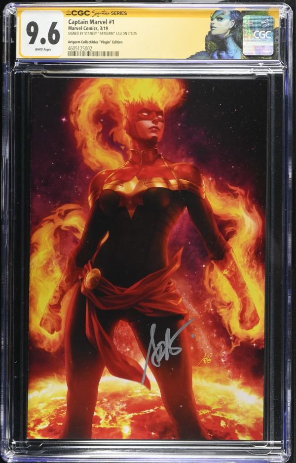 Image for Captain Marvel #1 | Artgerm Collectibles "Virgin" Edition