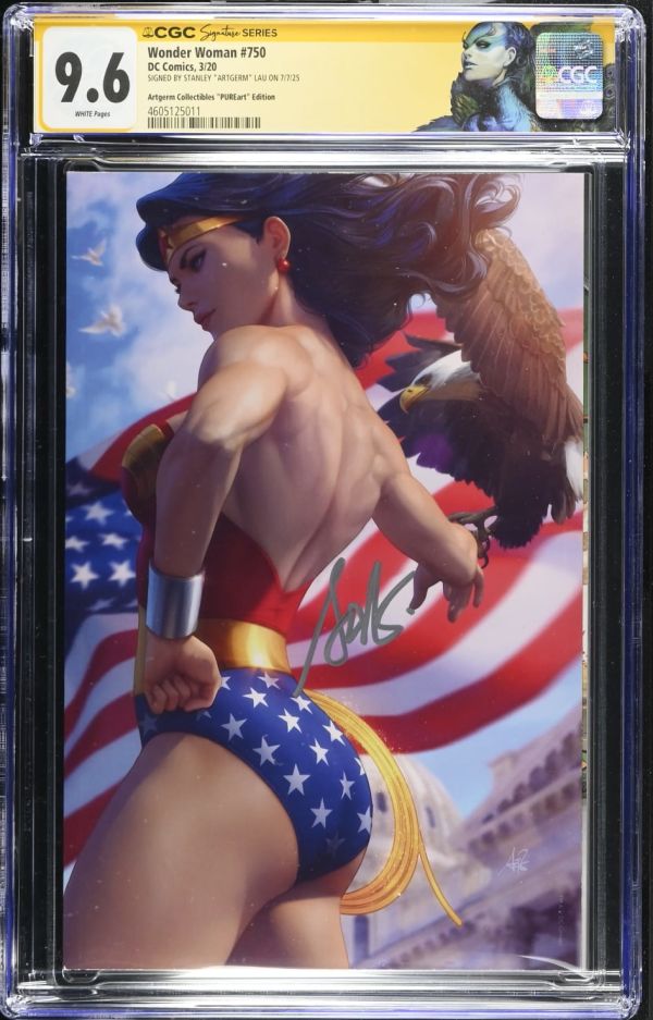 Image for Wonder Woman #750 | Artgerm Collectibles "PUREart" Edition