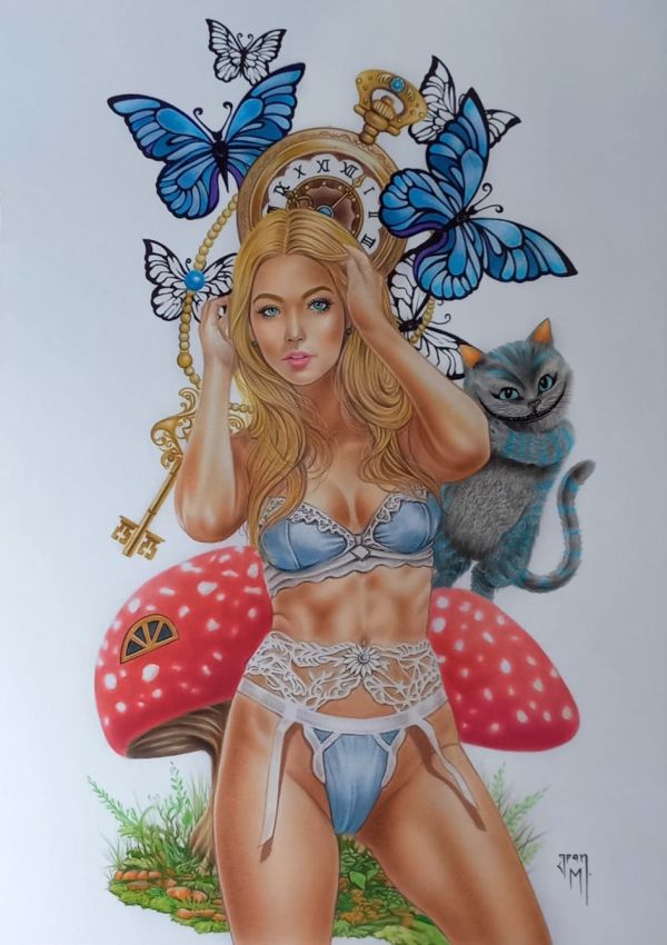 Image for Alice in Wonderland Pin Up