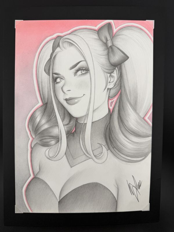 Image for Warren Louw Harley Quinn Original Art 