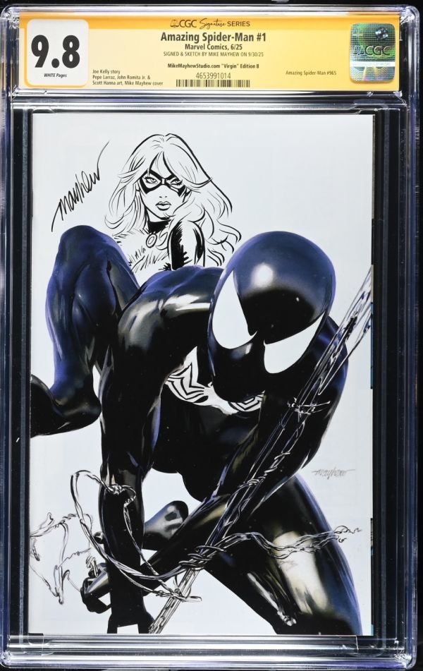 Image for Amazing Spider-Man #1 CGC 9.8 Signed & Sketched by Mike Mayhew