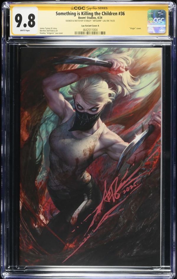 Image for Something is Killing the Children #36 CGC 9.8 Signed & Sketched by Stanley "Artgerm" Lau