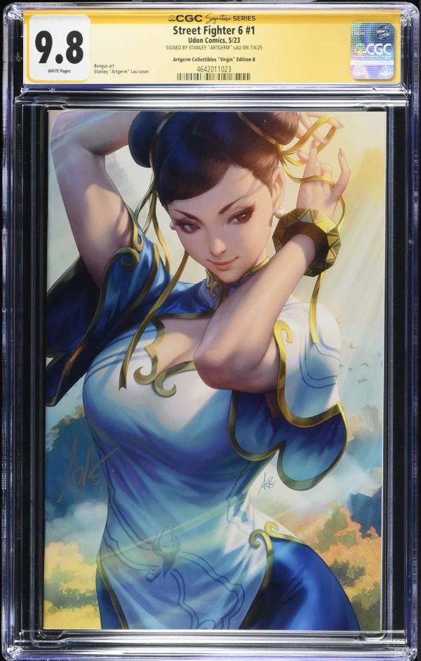 Image for Street Fighter 6 #1 CGC 9.8 Signed by Stanley "Artgerm" Lau