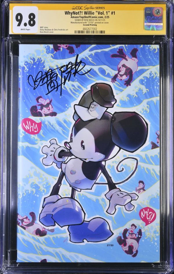 Image for WhyNot?! Willie Vol. 1 #1 CGC 9.8 Signed by Rose Besch