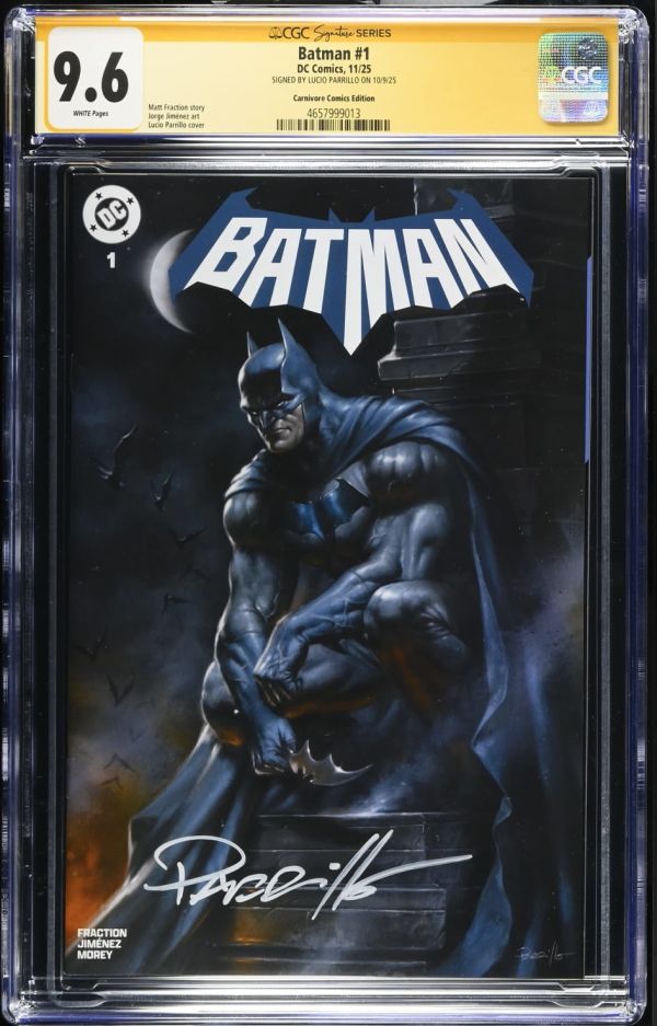 Image for Batman #1 CGC 9.6 Signed by Lucio Parrillo