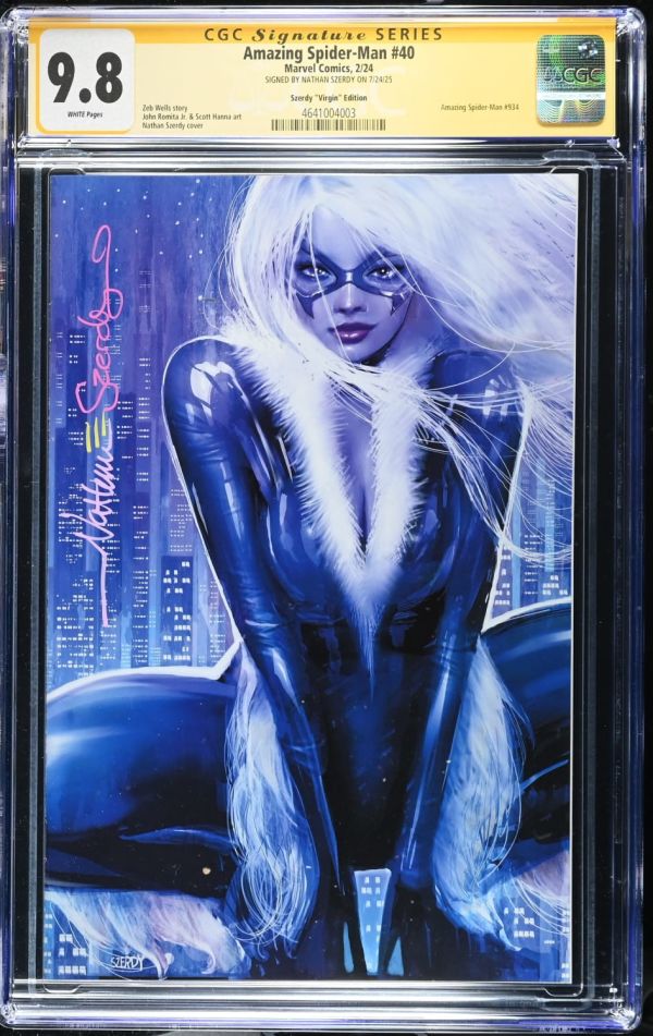 Image for Amazing Spider-Man #40 CGC 9.8 Signed by Nathan Szerdy