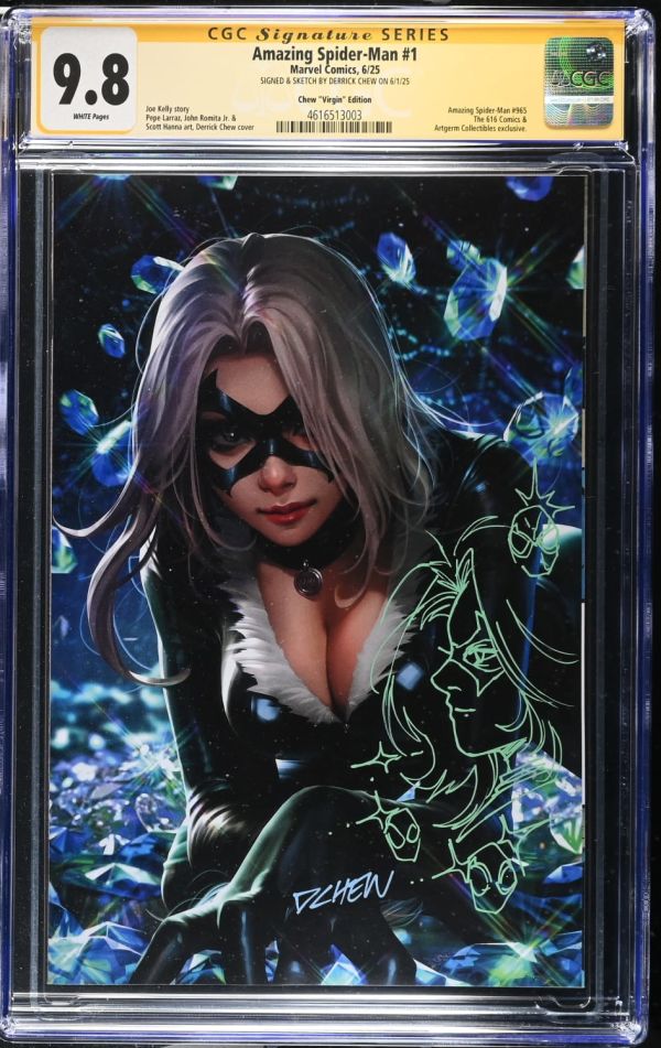Image for Amazing Spider-Man #1 CGC 9.8 Signed by Derrick Chew