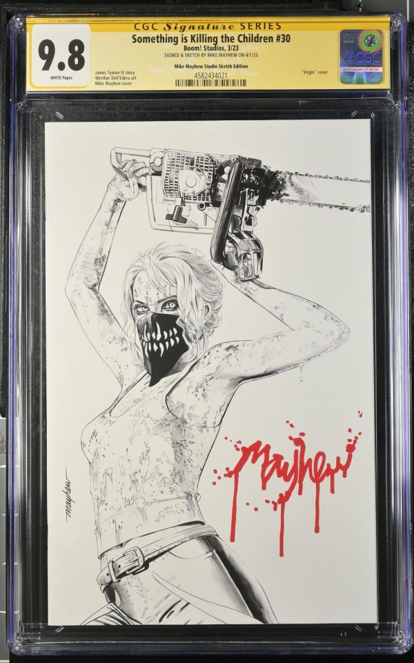 Image for Something is Killing the Children #30 CGC 9.8 Signed & Sketched by Mike Mayhew