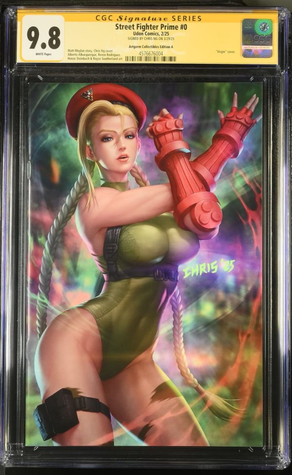 Image for Street Fighter Prime #0 CGC 9.8 Signed by Chris Ng