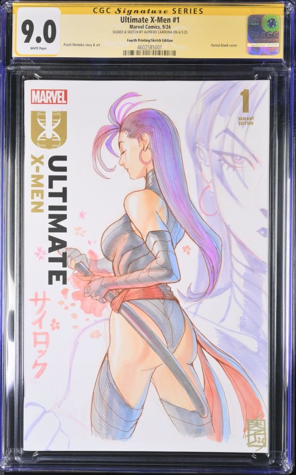 Image for Ultimate X-Men #1 CGC 9.0 Signed by Alfredo Cardona