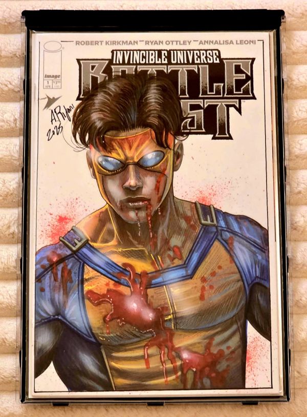 Image for Original Art Sketch Cover - Aurelio Rigoni INVINCIBLE