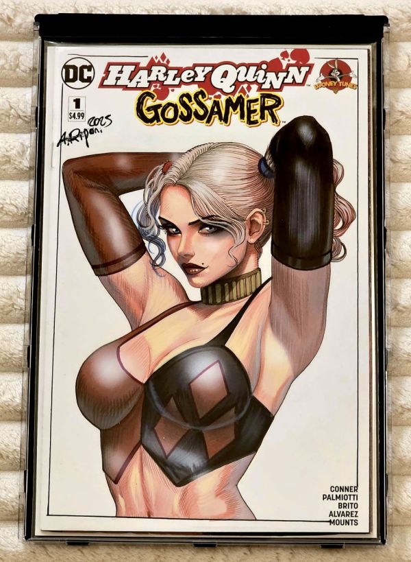Image for Original Art Sketch Cover - Aurelio Rigoni HARLEY QUINN