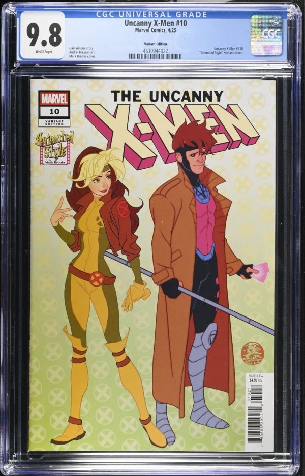 Image for Uncanny X-Men #10 Animated Style Variant CGC 9.8