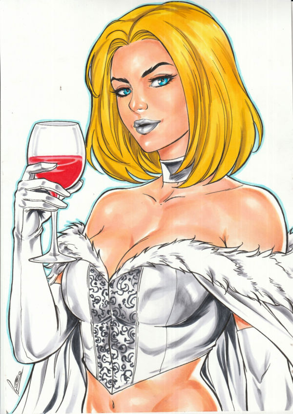 Image for Emma Frost Pin (9"x12")