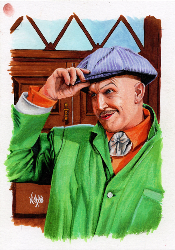 Image for Portrait of Egghead in Green Coat