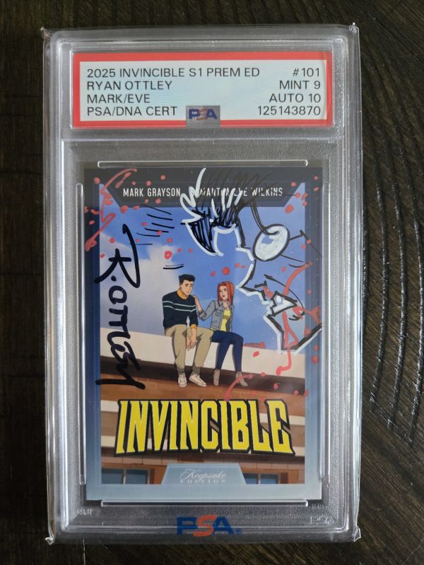 Image for 2025 Invincible Season 1 Mark/Eve #101 Remarqued & Signed by Ryan Ottley