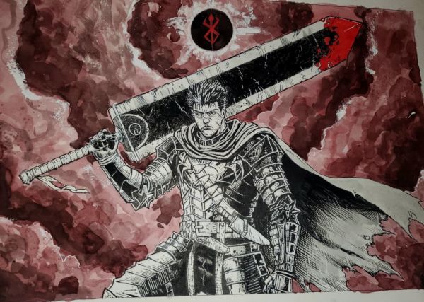 Image for Berserk Guts Illustration