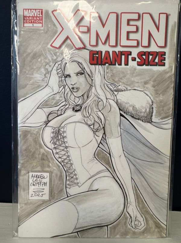 Image for X-Men Giant-Size Sketch Cover by Andrew Lee Griffith