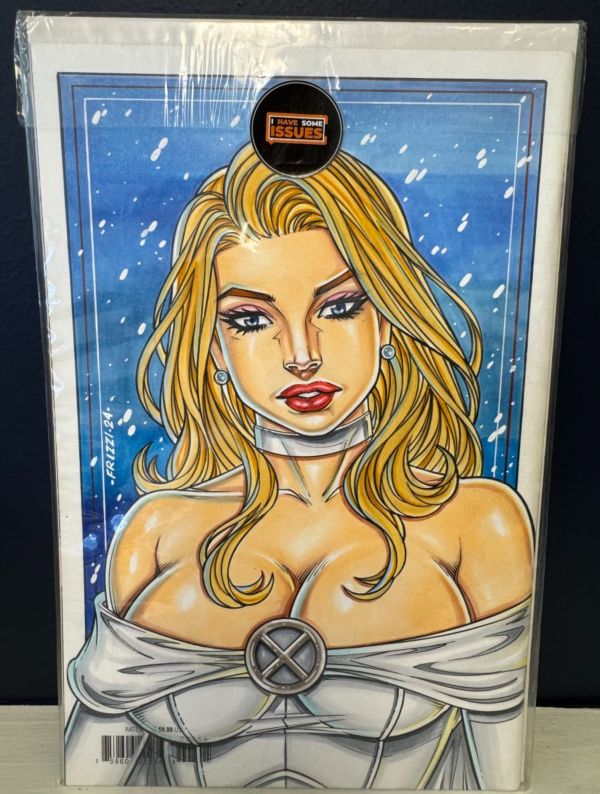Image for Emma Frost Sketch Cover by Leonardo Frizzi