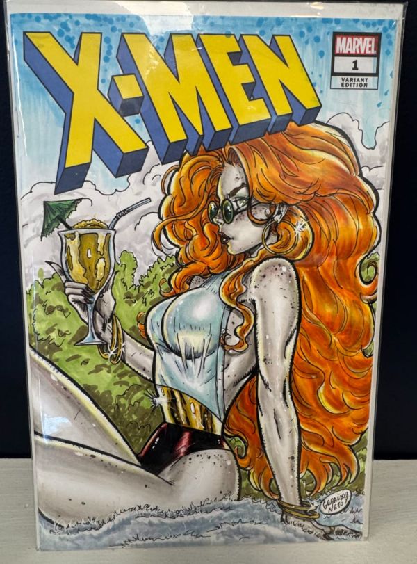 Image for X-Men #1 Jean Grey Sketch Cover By Geraldo Neto