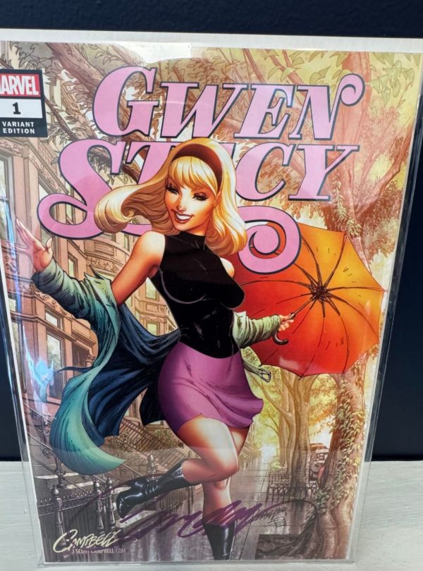 Image for Gwen Stacy #1 Variant Edition Signed by J Scott Campbell