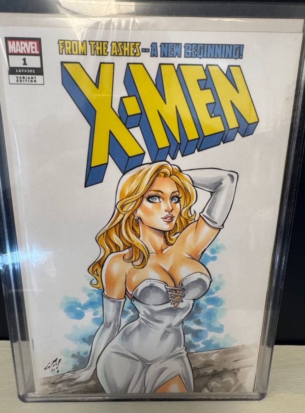 Image for X-Men #1 - Emma Frost Sketch Cover by Junior Maia