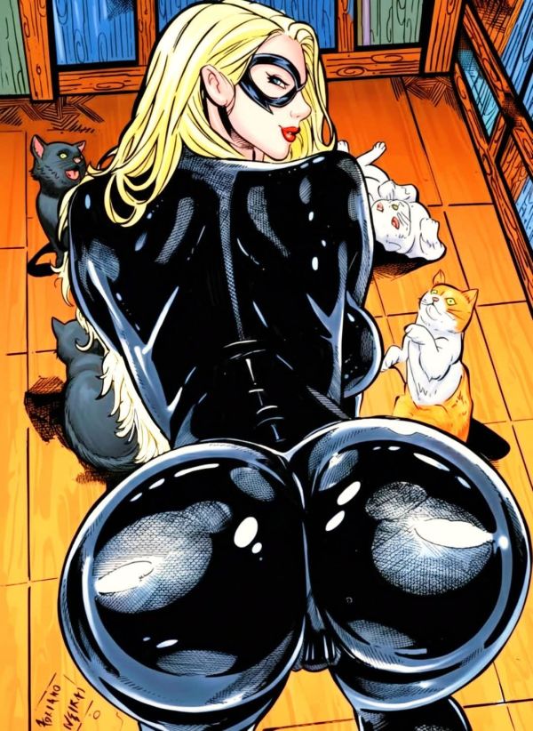 Image for Black Cat A3 Signed Print