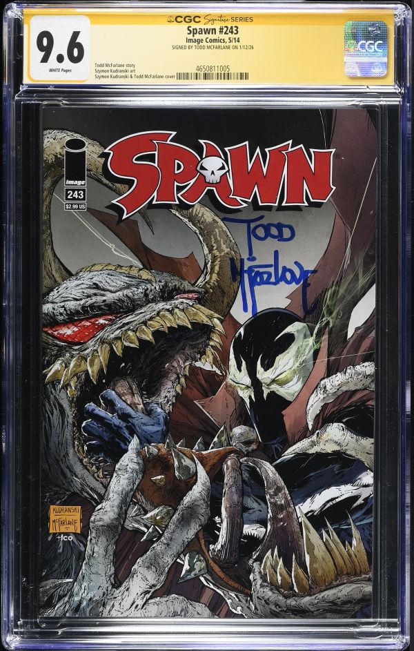 Image for Spawn #243 CGC 9.6 Signed by Todd McFarlane