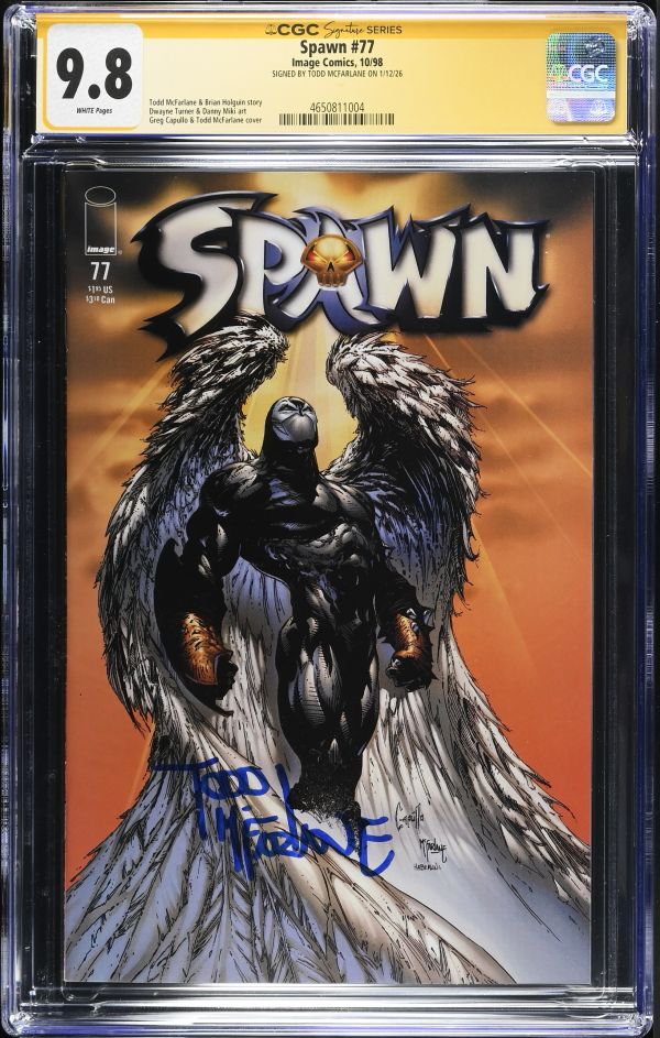 Image for Spawn #77 CGC 9.8 Signed by Todd McFarlane