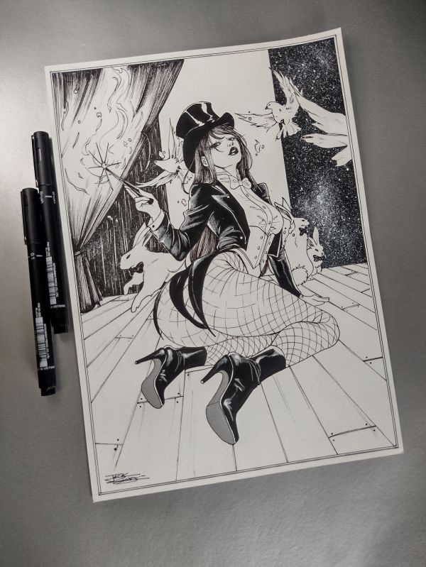 Image for Zatanna 9x12 Original Art by Jack