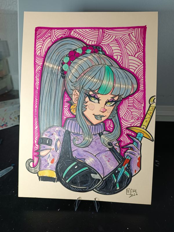 Image for 9"12 Punchline Original Art by Eike