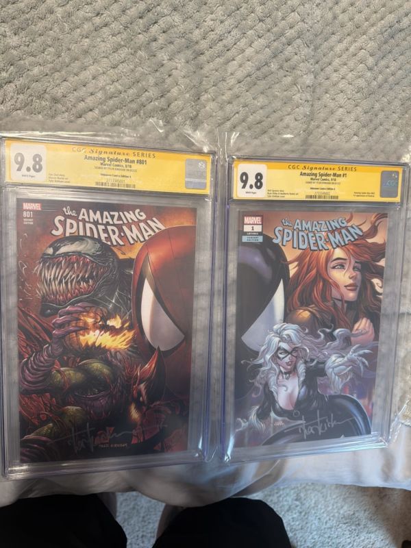 Image for Amazing Spider-Man #801 and #1 Signed by Tyler Kirkham