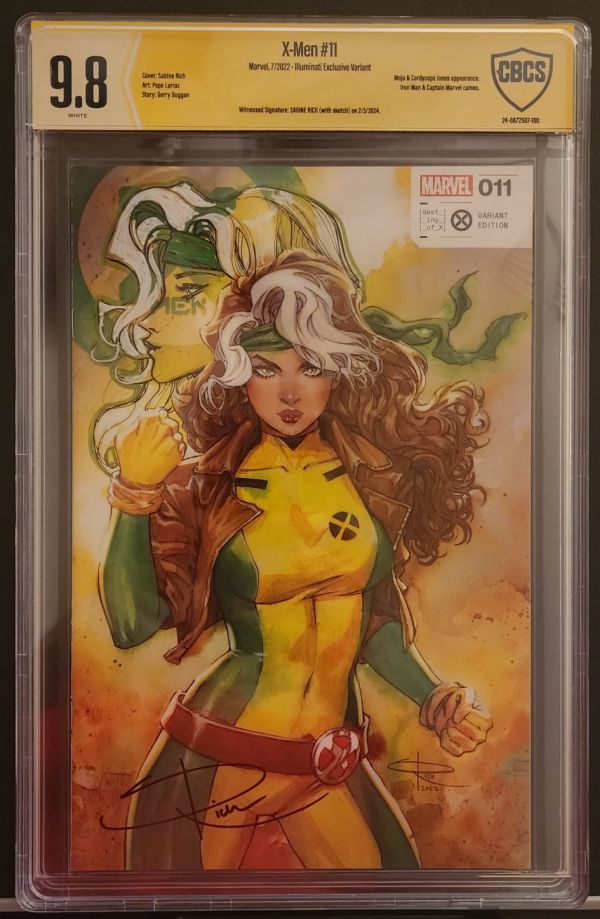 Image for X-Men #11 CBCS 9.8 Signed by Salina Nü