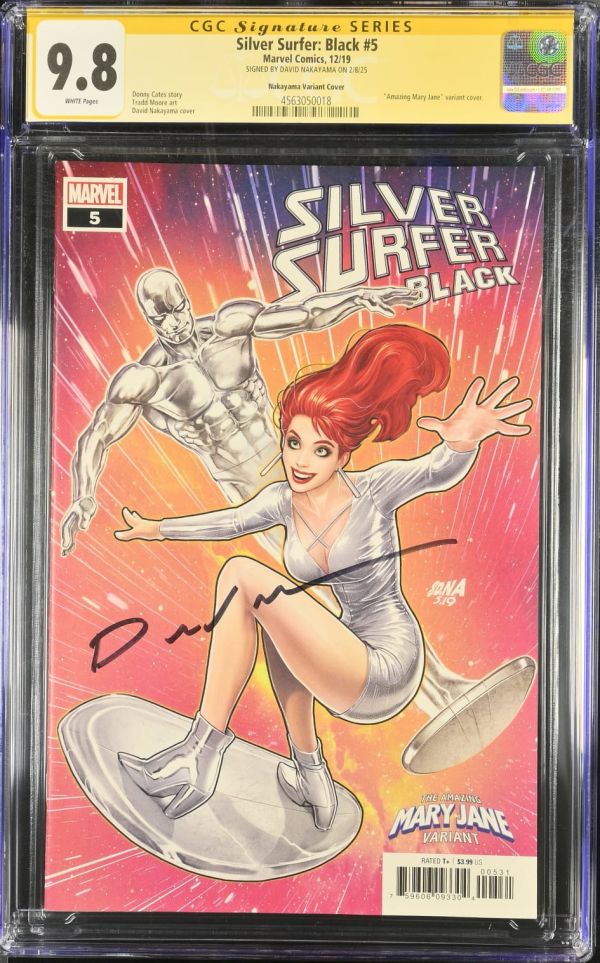 Image for Silver Surfer: Black #5 CGC 9.8 Signed by David Nakayama