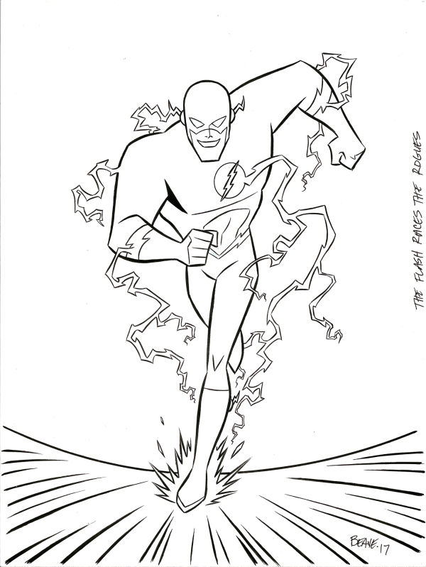 Image for Flash Races the Rogues page 47 by Ethen Beavers