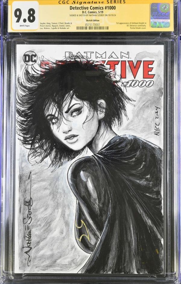 Image for Detective Comics #1 CGC 9.8 Signed by Nhathan Szerdy