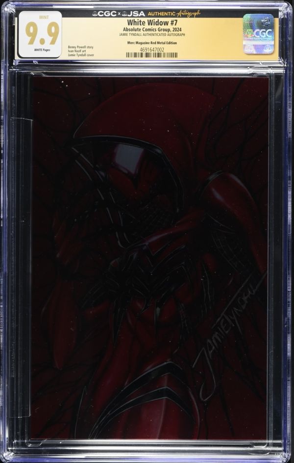 Image for White Widow #7 CGC 9.9 Signed by Jamie Tyndall