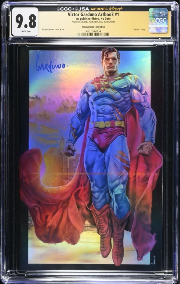Image for Victor Garduno Artbook #1 Perseverance Foil Edition CGC 9.8 Signed by Victor Garduno