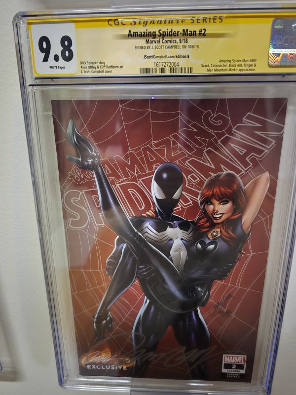 Image for Amazing Spider-Man #2 CGC 9.8 Signed by J. Scott Campbell
