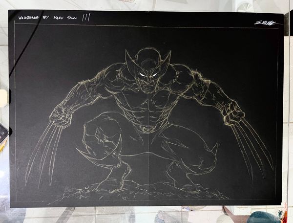Image for Wolverine Black paper connecting 2x -  11x17 Pages 