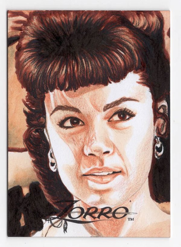 Image for Annette Funicello Zorro Sketch Card
