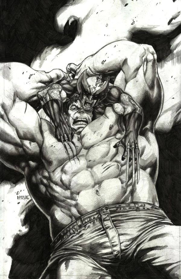 Image for Wolverine vs Hulk Original Art